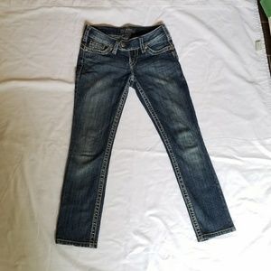 Silver Jeans Tuesday Capri ankle jeans